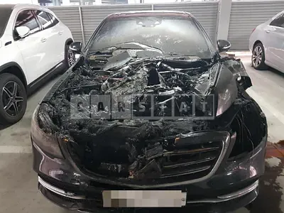 Photo 1 of 45: 2018 Mercedes-Benz S560 4Matic L, VIN WDDUG8GB6JA412749 — Korean insurance auction