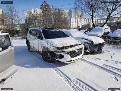 Photo 1 of 26: 2019 Hyundai Santa Fe, VIN KMHS381ABKU177949 — Korean insurance auction