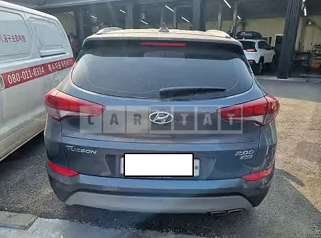 Photo 2 of 24: 2018 Hyundai Tucson, VIN KMHJ381ADJU597579 — Korean insurance auction