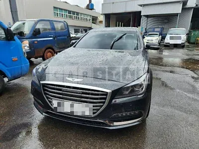 Photo 1 of 40: 2018 Genesis G80, VIN KMHGN41DDJU271657 — Korean insurance auction