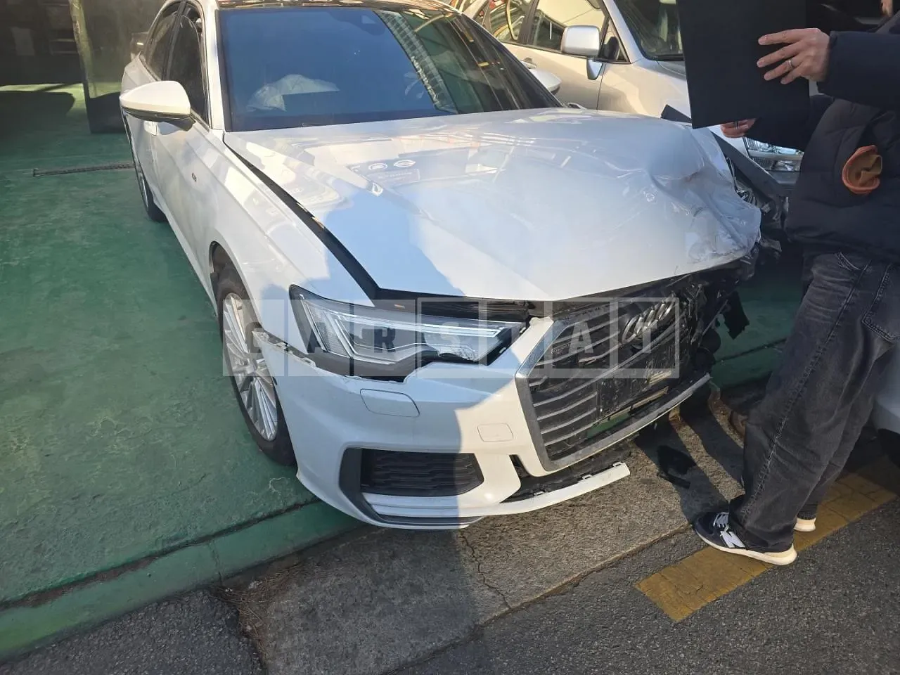 Photo 2 of 26: 2021 Audi A6 45 TFSI quattro, VIN WAUZZZF27MN051320 — Korean insurance auction