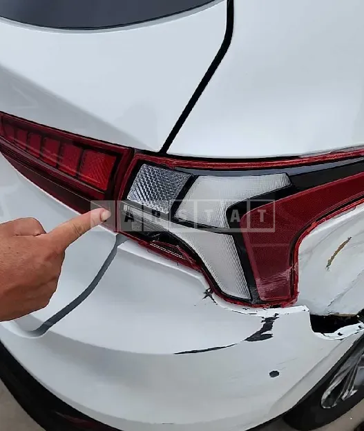 Photo 2 of 24: 2023 Hyundai Santa Fe, VIN KMHS381LGPU492034 — Korean insurance auction