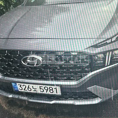 Photo 1 of 3: 2021 Hyundai Santa Fe — Korean insurance auction