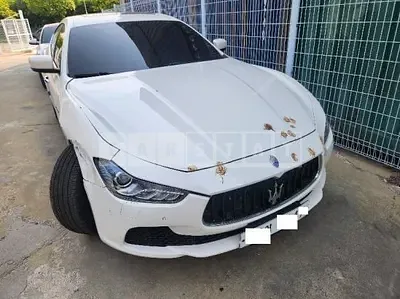 Photo 1 of 10: 2016 Maserati Ghibli Diesel, VIN ZAM57TSA6G1187494 — Korean insurance auction