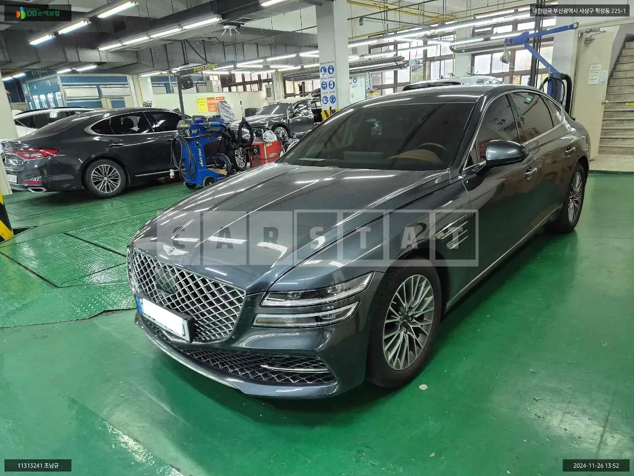 Photo 2 of 12: 2021 Genesis G80, VIN KMTGB41CDMU077243 — Korean insurance auction
