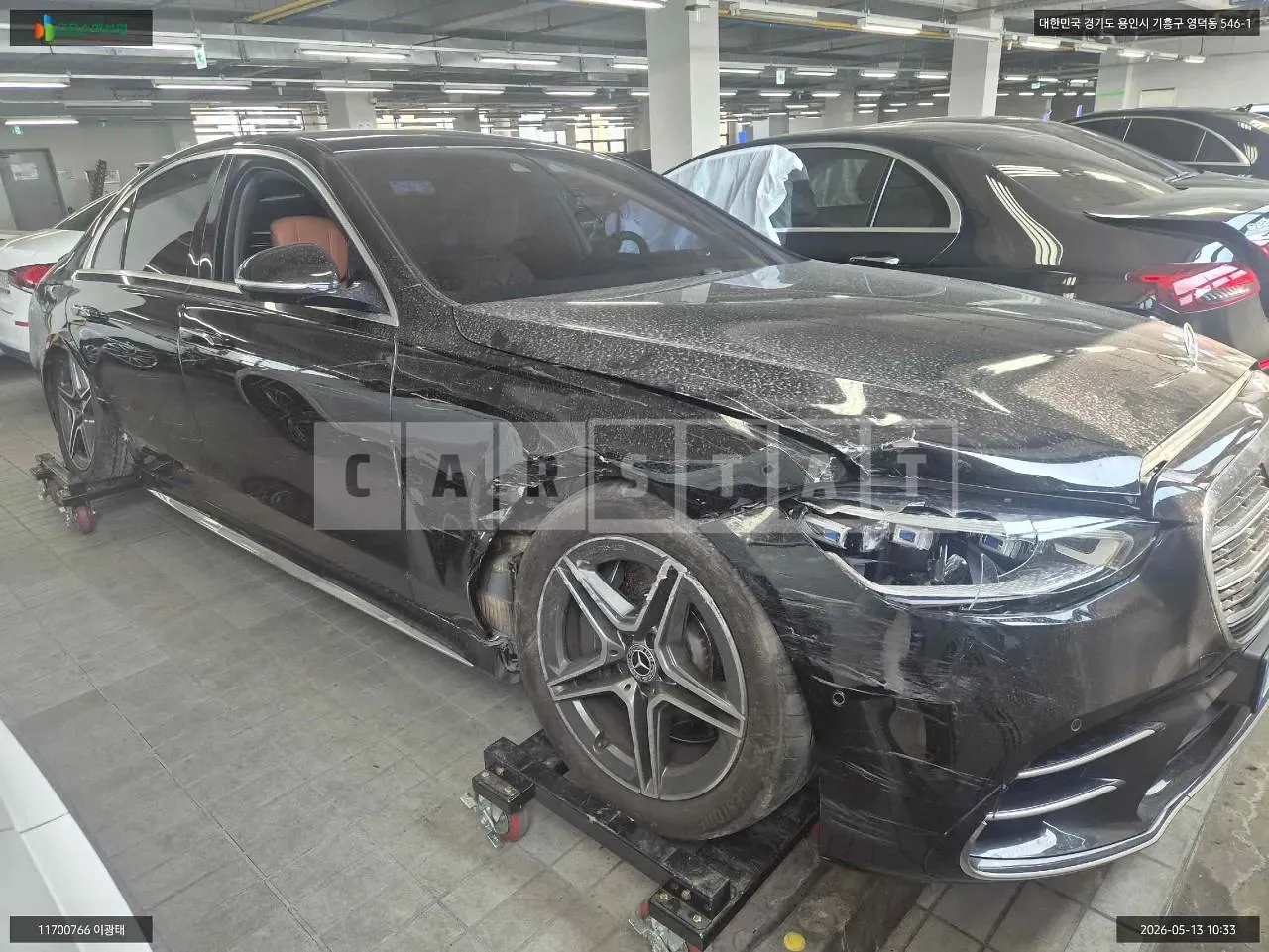Photo 2 of 10: 2022 Mercedes-Benz S400d, VIN W1K6F3DB0NA132771 — Korean insurance auction