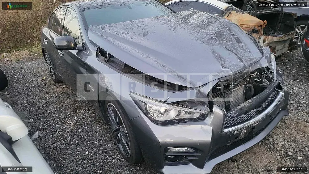 Photo 2 of 17: 2016 Infiniti Q50S Hybrid, VIN JNKAV71E6GM560051 — Korean insurance auction