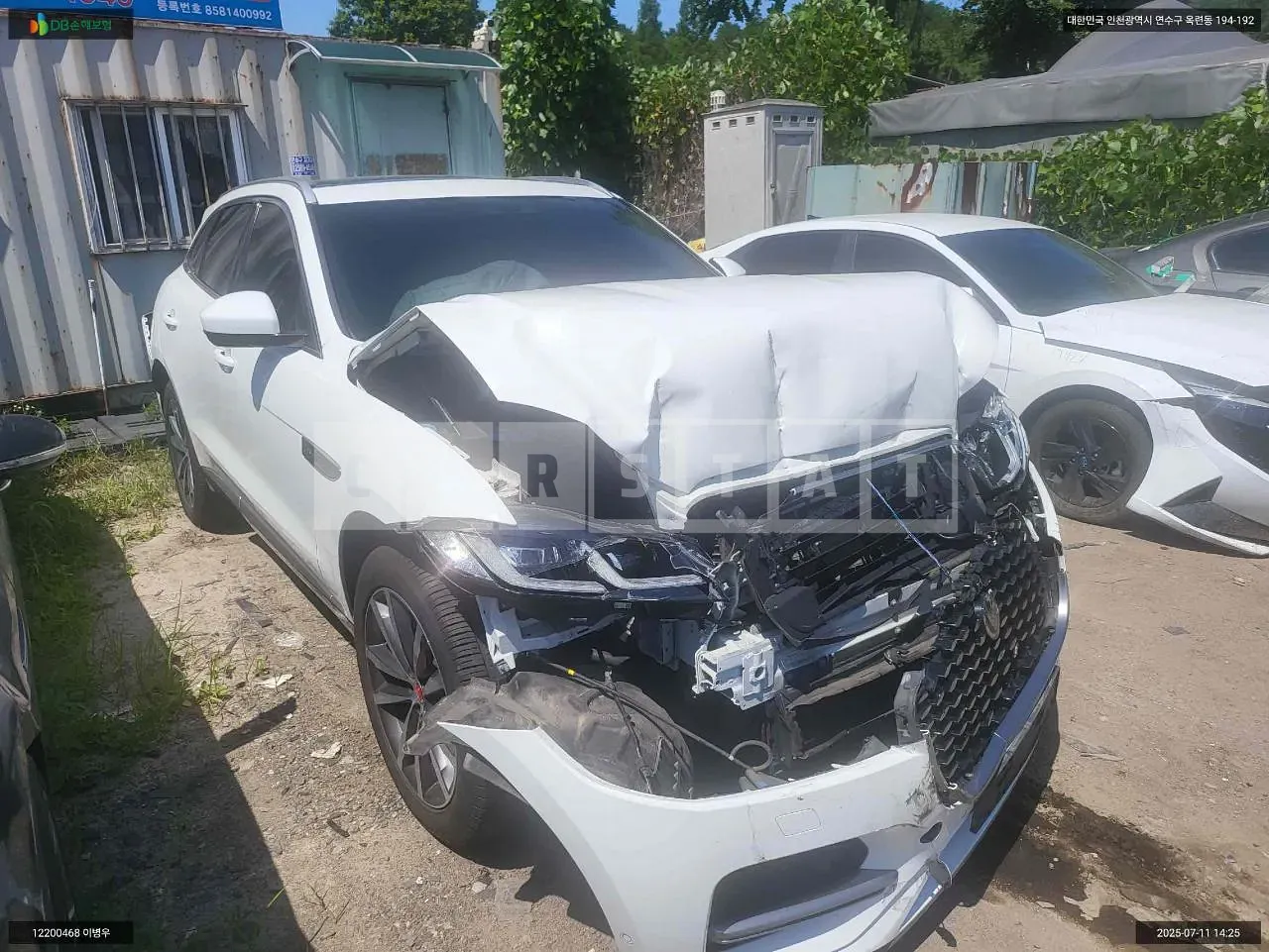 Photo 2 of 13: 2021 Jaguar F-Pace D200, VIN SADCA2BN6MA678450 — Korean insurance auction