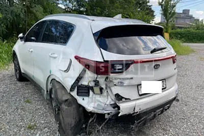 Photo 1 of 4: 2019 Kia Sportage, VIN KNAP6812GKK609210 — Korean insurance auction