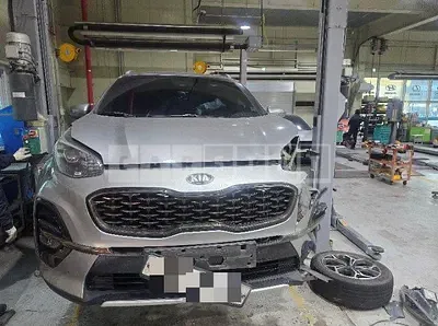 Photo 1 of 22: 2018 Kia Sportage, VIN KNAPR813BKK561417 — Korean insurance auction