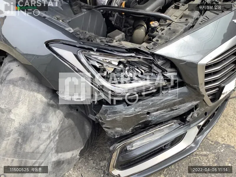 Photo 2 of 23: 2019 Genesis G80, VIN KMHGL412DKU318009 — Korean insurance auction