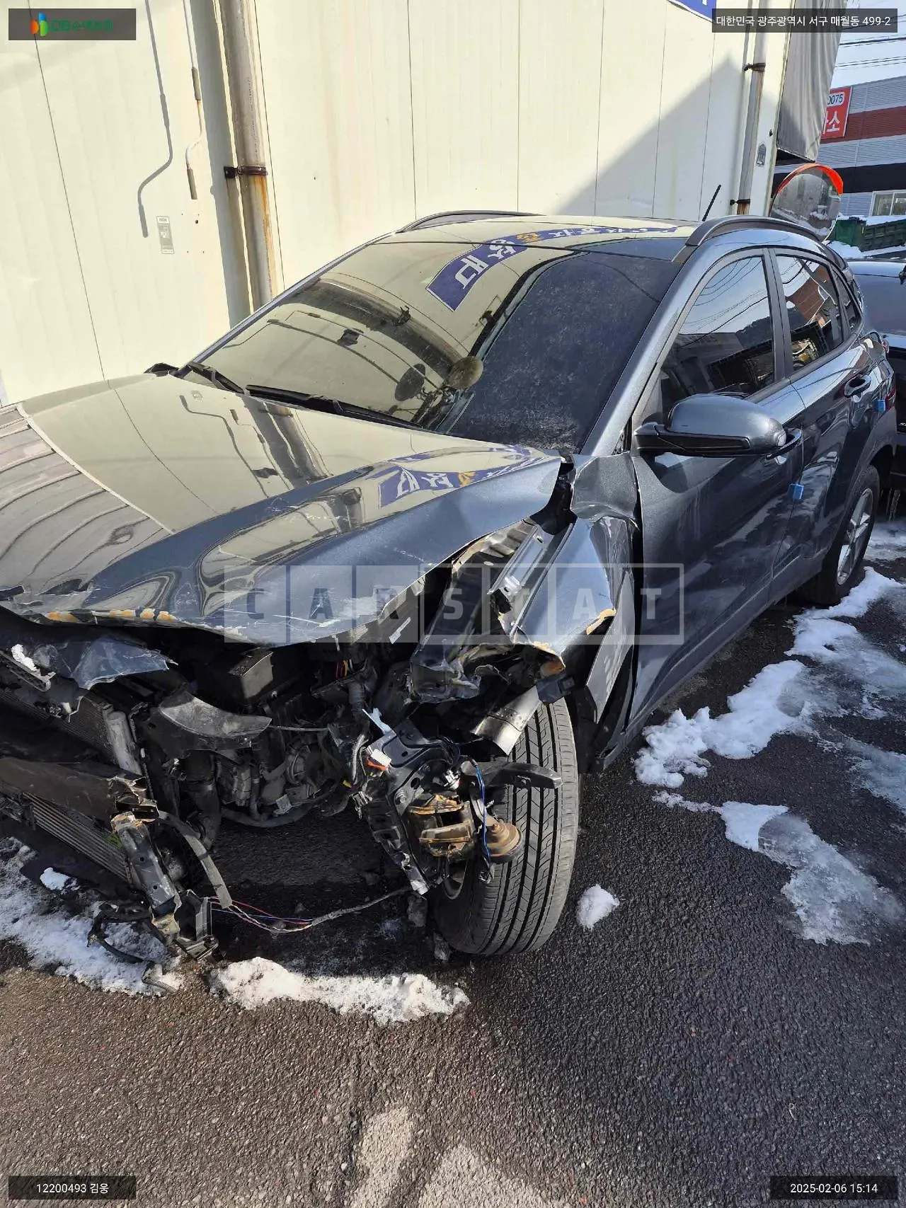Photo 2 of 11: 2018 Hyundai Kona, VIN KMHK3816GJU131099 — Korean insurance auction