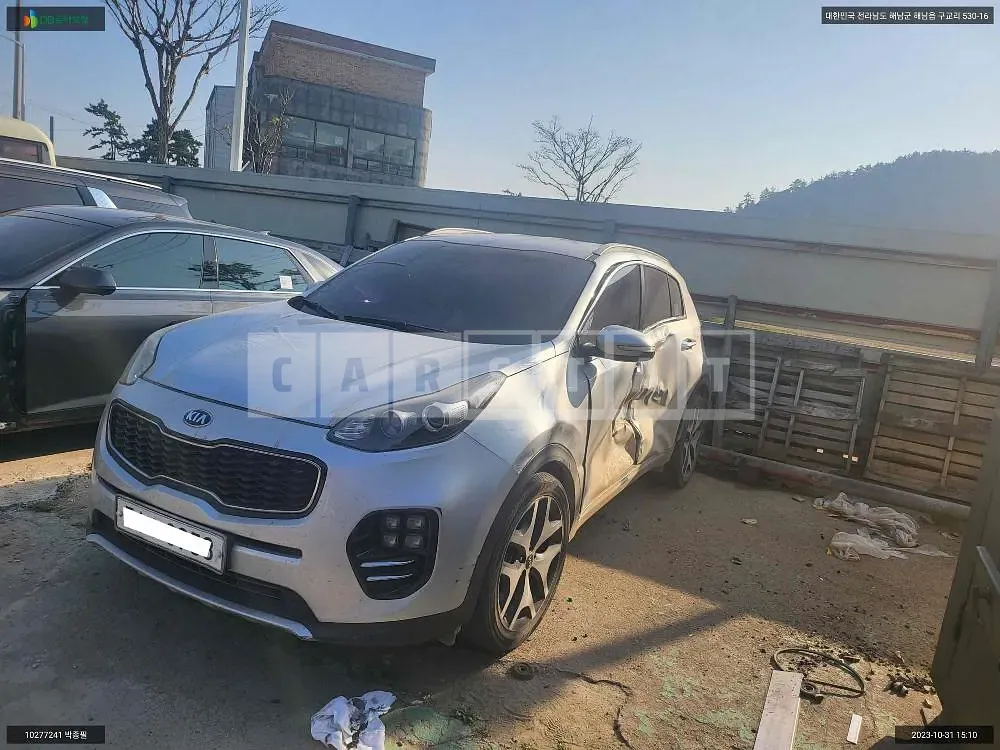 Photo 2 of 10: 2015 Kia Sportage, VIN KNAPM813BGK020615 — Korean insurance auction