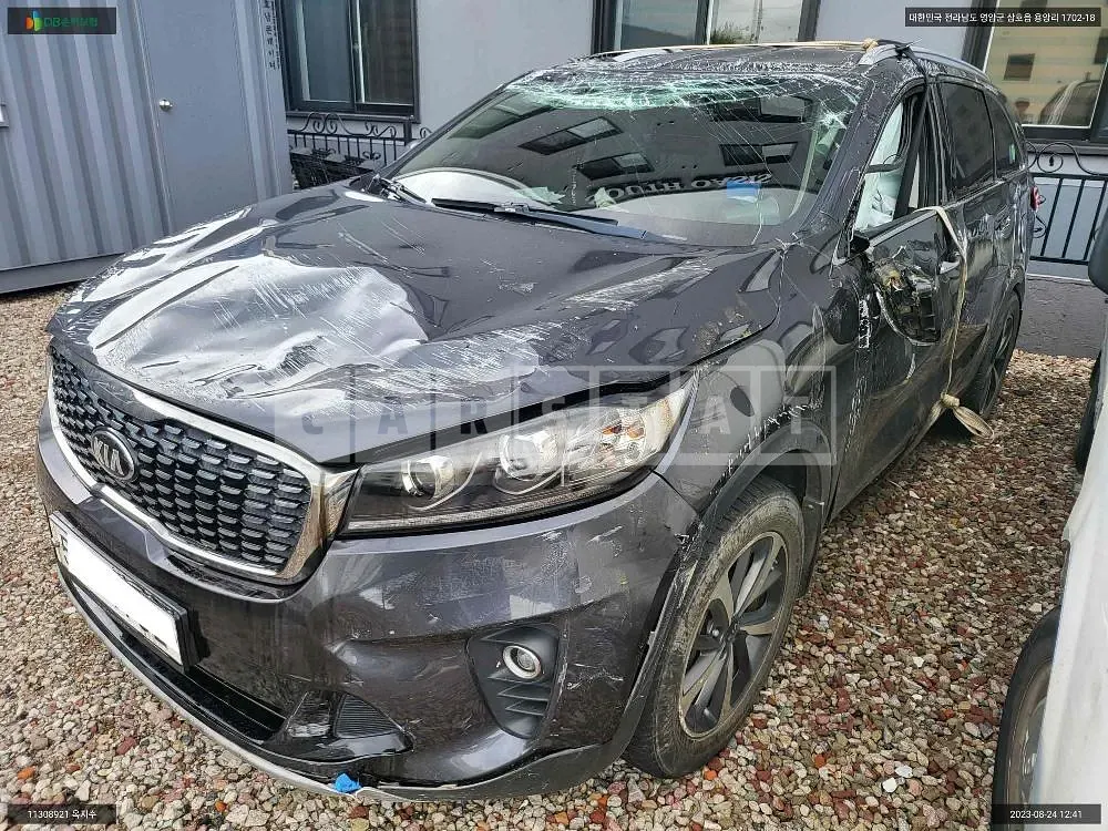 Photo 2 of 9: 2019 Kia Sorento /Sorrento, VIN KNAPG81ABKA544542 — Korean insurance auction