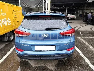 Photo 1 of 14: 2016 Hyundai Tucson, VIN KMHJ3815GGU164316 — Korean insurance auction