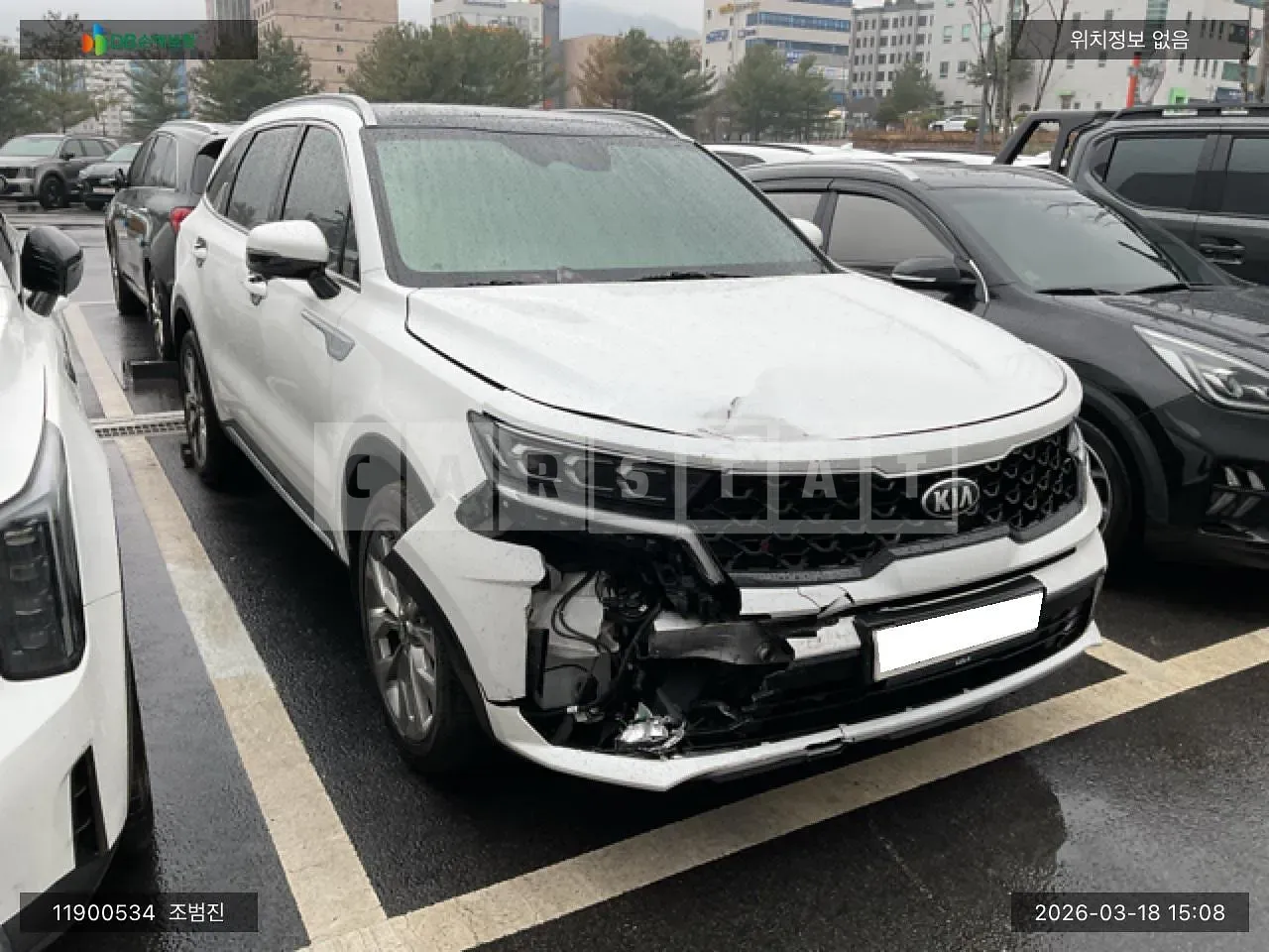 Photo 2 of 12: 2020 Kia Sorento, VIN KNARH81BGMA053758 — Korean insurance auction
