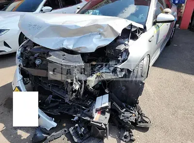 Photo 1 of 14: 2021 Kia K5, VIN KNAGU416BMA403916 — Korean insurance auction