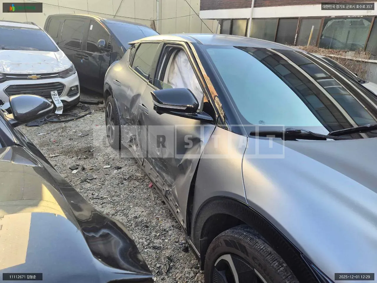 Photo 2 of 13: 2024 Kia EV6, VIN KNAC381CPRA206324 — Korean insurance auction
