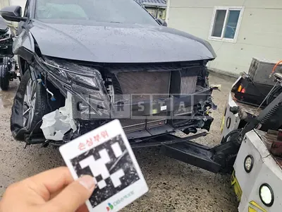 Photo 1 of 22: 2021 Hyundai Tucson, VIN KMHJC81BGNU093109 — Korean insurance auction