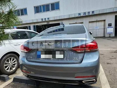 Photo 1 of 28: 2017 Genesis G80 3.3, VIN KMHGM41DDHU208751 — Korean insurance auction