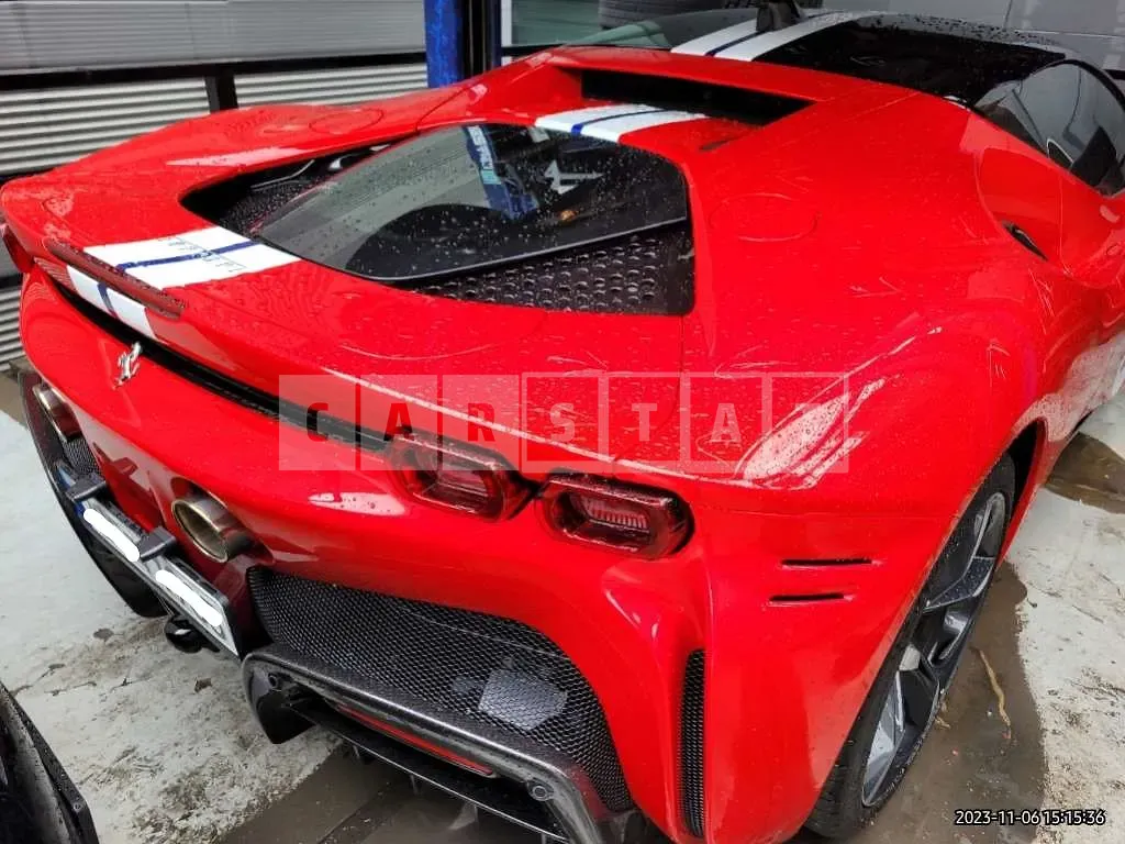 Photo 2 of 19: 2021 Ferrari SF90 Stradale, VIN ZFF95NLL8M0268488 — Korean insurance auction