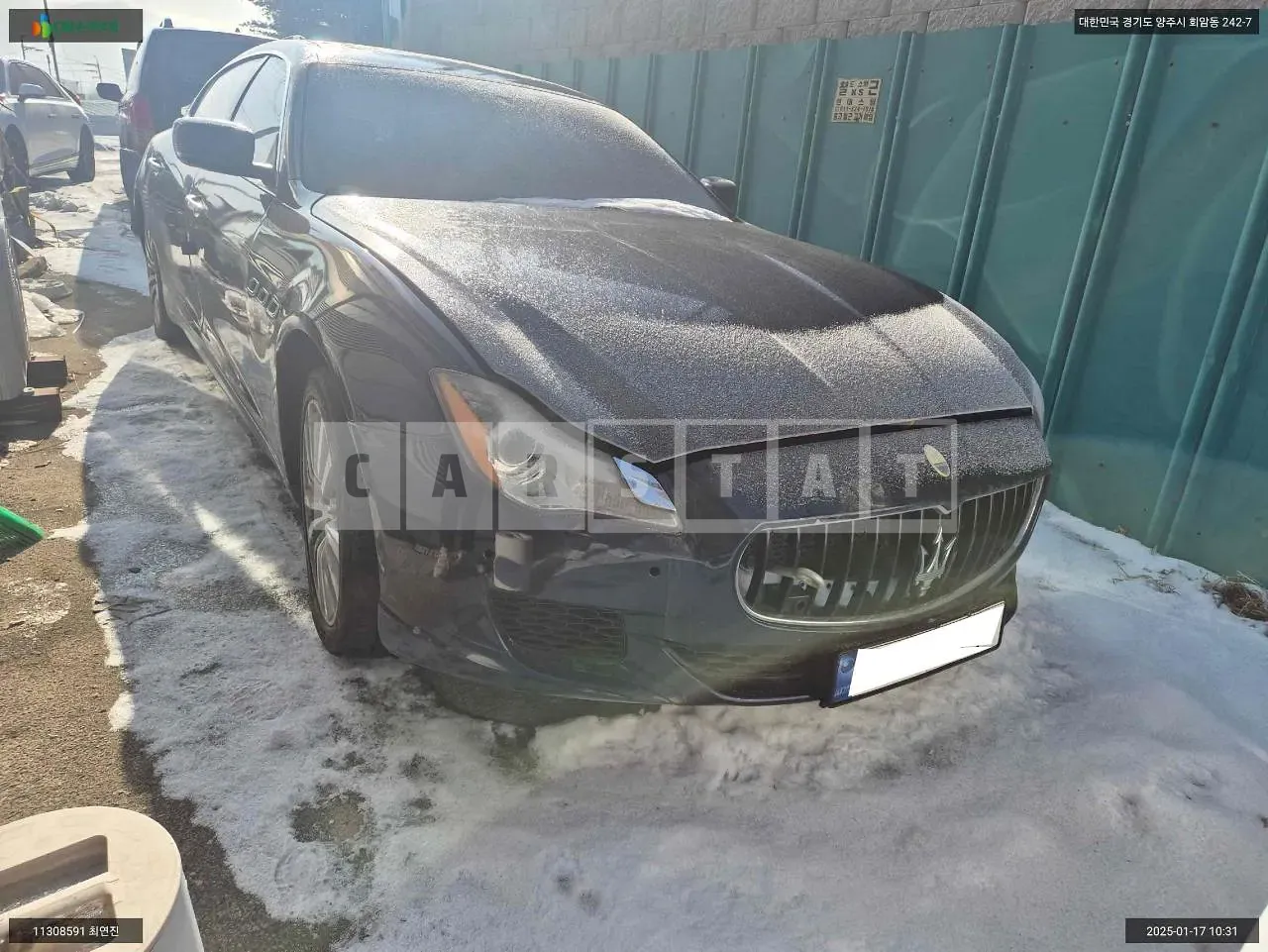 Photo 2 of 33: 2016 Maserati Quattroporte Diesel, VIN ZAM56TPA4G1181155 — Korean insurance auction
