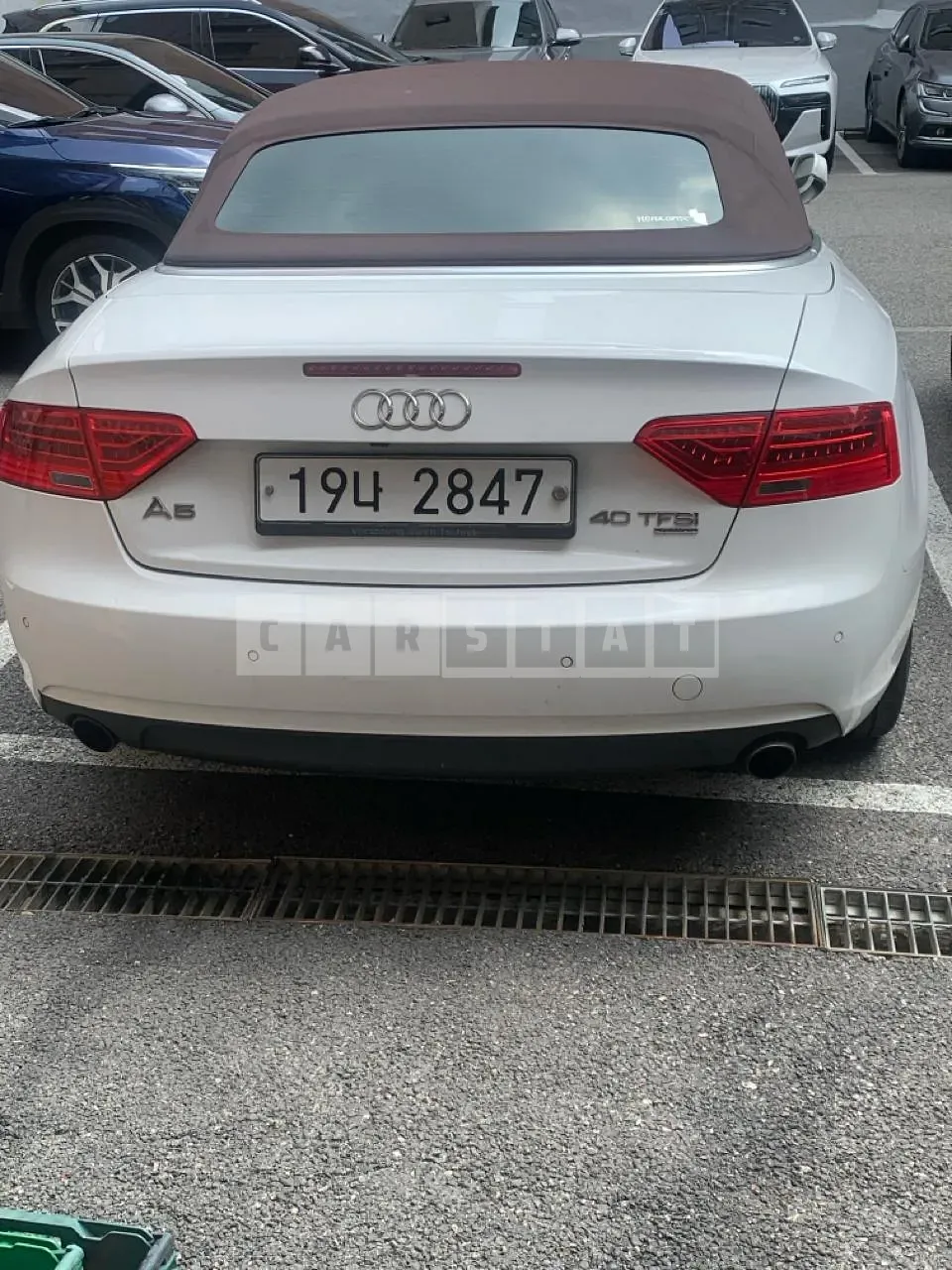 Photo 3 of 3: 2027 Audi A5 Cabriolet 2.0 TFSI quattro, VIN WAUZZZ8F2EN009350 — Korean insurance auction