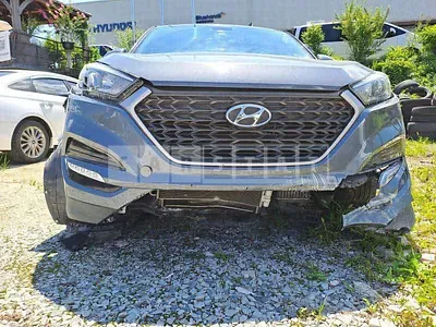 Photo 1 of 12: 2018 Hyundai Tucson, VIN KMHJ2815GJU715565 — Korean insurance auction