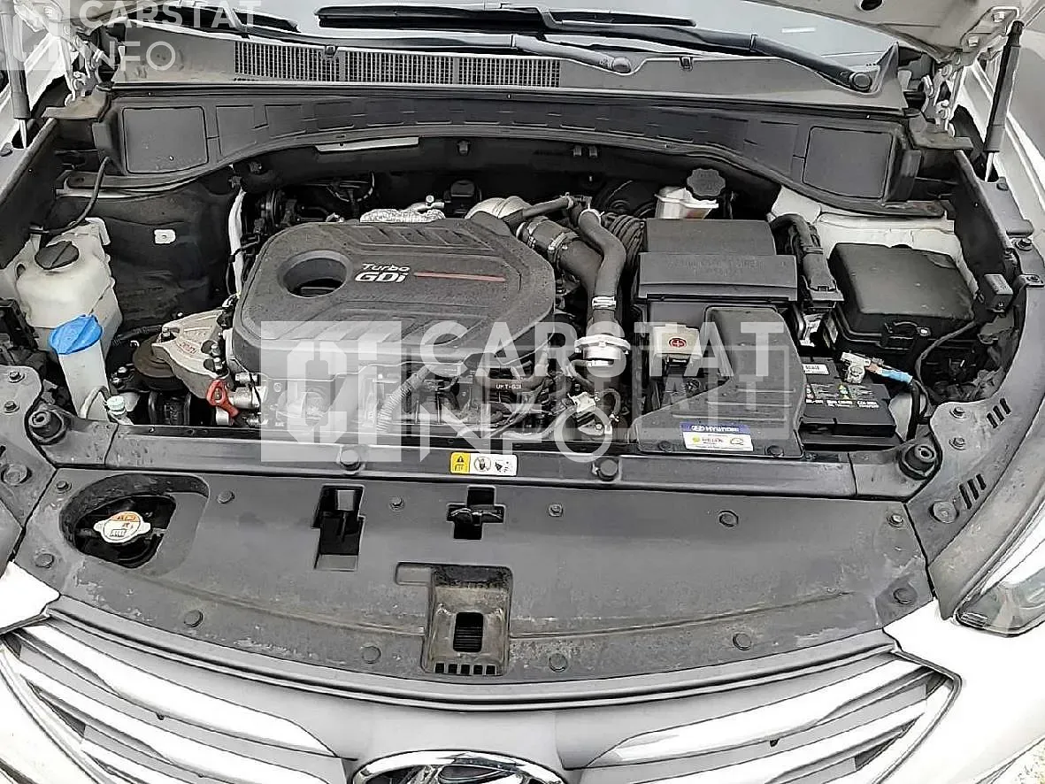 Photo 2 of 7: 2018 Hyundai Santa Fe, VIN KMHSW81ABJU861177 — Korean insurance auction