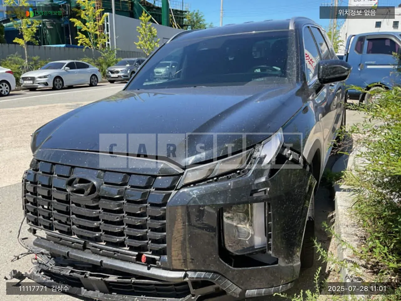 Photo 2 of 16: 2024 Hyundai Palisade, VIN KMHR381EBRU749940 — Korean insurance auction