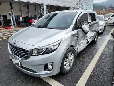 Photo 1 of 9: 2014 Kia Carnival, VIN KNHMF37ABFS046447 — Korean insurance auction