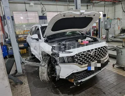Photo 1 of 10: 2022 Hyundai Santa Fetm Hybrid — Korean insurance auction