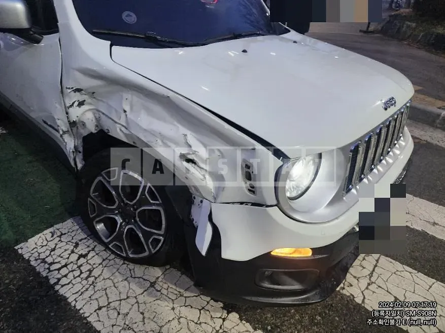 Photo 2 of 6: 2017 Jeep Zip Renegade, VIN 1C4BU0000HPF09062 — Korean insurance auction