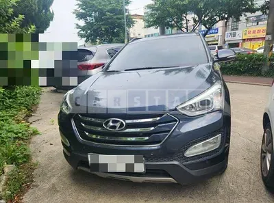 Photo 1 of 11: 2015 Hyundai Santa Fe, VIN KMHSW81UBFU517514 — Korean insurance auction