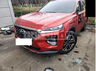 Photo 1 of 26: 2020 Hyundai Santa Fe, VIN KMHS381BBLU207243 — Korean insurance auction