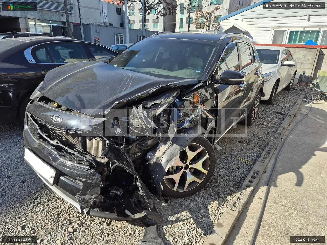 Photo 2 of 9: 2015 Kia Sportage, VIN KNAPN813BGK011075 — Korean insurance auction
