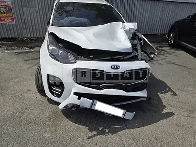 Photo 1 of 10: 2018 Kia Sportage, VIN KNAP781ABJK468256 — Korean insurance auction