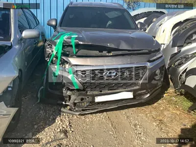 Photo 1 of 18: 2019 Hyundai Santa Fe, VIN KMHS381BBKU135688 — Korean insurance auction
