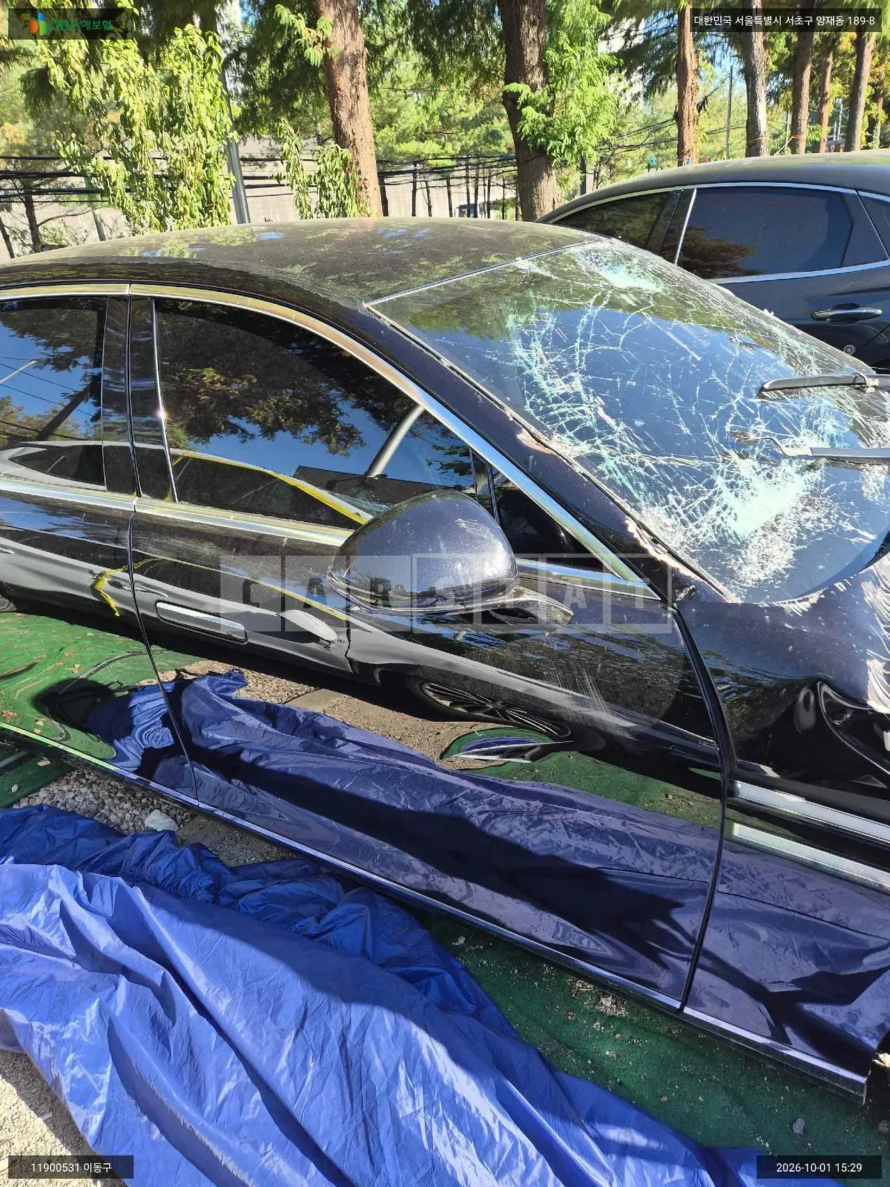 Photo 2 of 20: 2022 Genesis G90, VIN KMTFA41DDPU021023 — Korean insurance auction