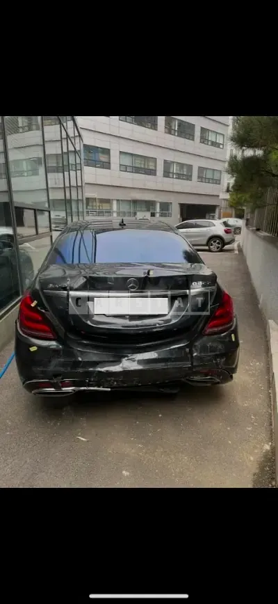 Photo 1 of 4: 2018 Mercedes-Benz S560 4Matic, VIN WDDUG8GB4JA347853 — Korean insurance auction