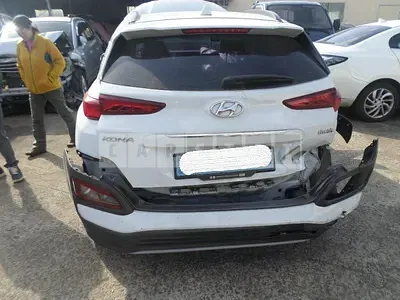Photo 1 of 21: 2019 Hyundai Kona Electric, VIN KMHK381GFKU017921 — Korean insurance auction
