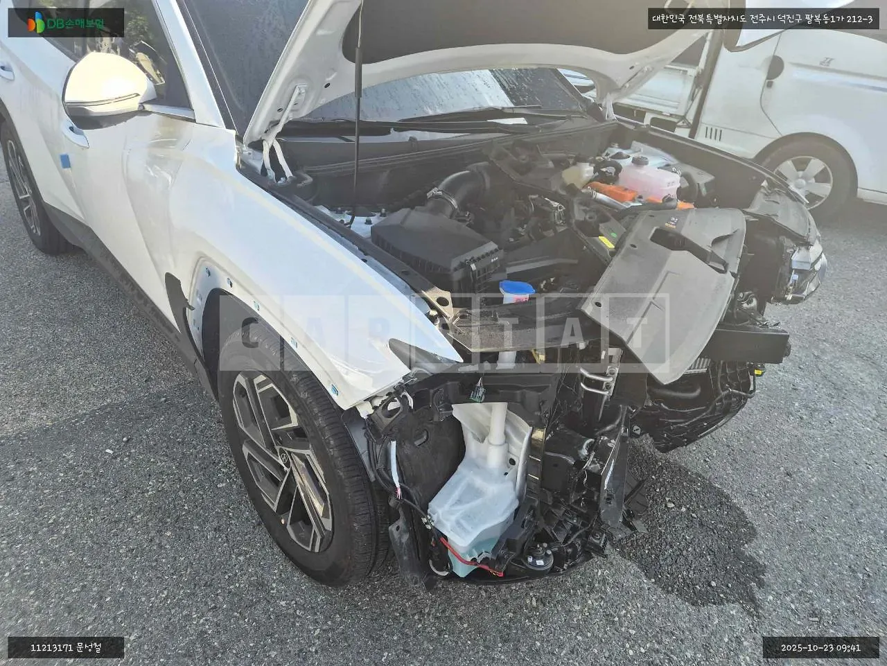 Photo 2 of 9: 2025 Hyundai Tucson Hybrid, VIN KMHJE811BSU347157 — Korean insurance auction