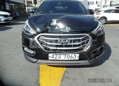 Photo 1 of 11: 2015 Hyundai Tucson, VIN KMHJU81VBFU069143 — Korean insurance auction