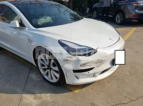 Photo 2 of 14: 2020 Tesla Model 3 Long Range, VIN 5YJ3E1EB0LF656929 — Korean insurance auction