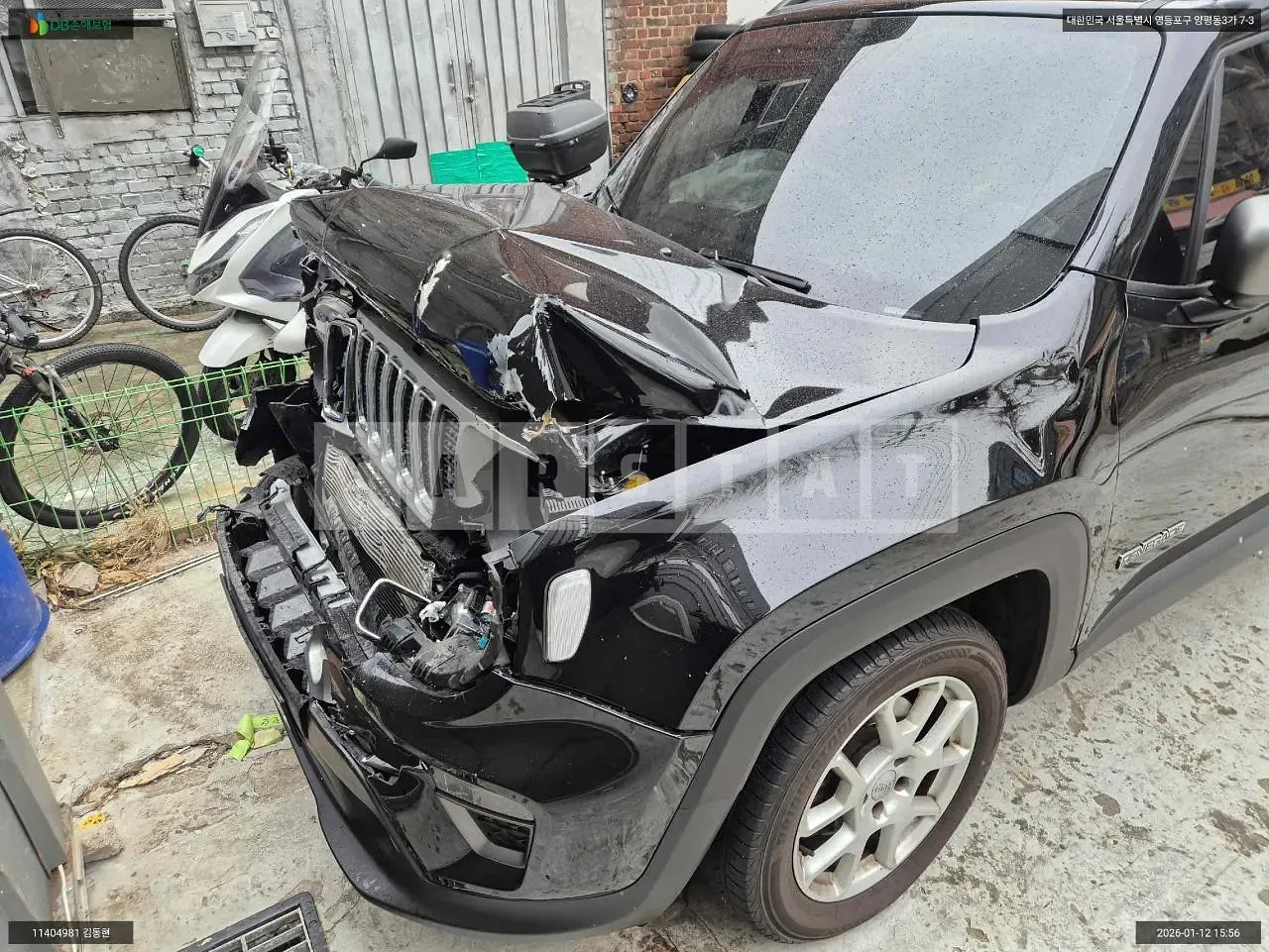 Photo 2 of 10: 2019 Jeep Zip Renegade 2.4, VIN 1C4BU0000KPK73218 — Korean insurance auction