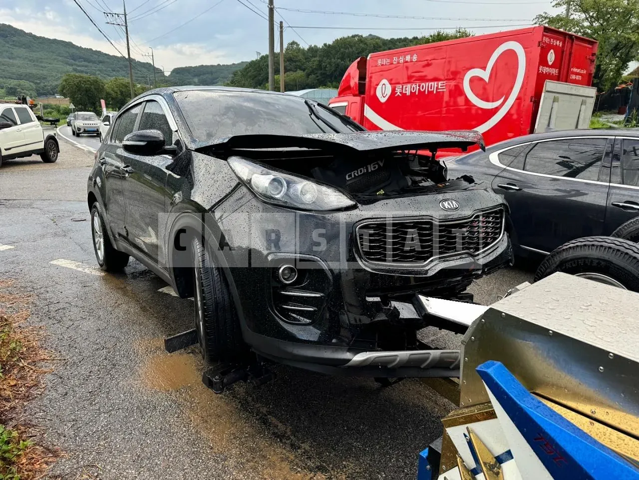 Photo 2 of 14: 2018 Kia Sportage, VIN KNAPL813BJK536000 — Korean insurance auction