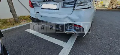 Photo 1 of 9: 2018 BMW 530i xDrive, VIN WBAJD9101JG971641 — Korean insurance auction