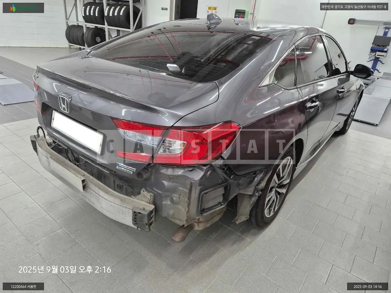 Photo 2 of 14: 2019 Honda Accord Hybrid, VIN 1HGCV3690KA511498 — Korean insurance auction