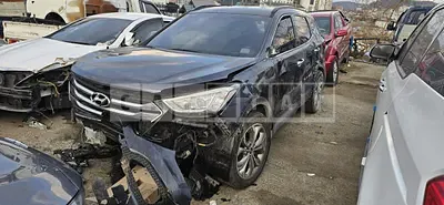 Photo 1 of 16: 2015 Hyundai Santa Fe, VIN KMHSW81UBFU457779 — Korean insurance auction