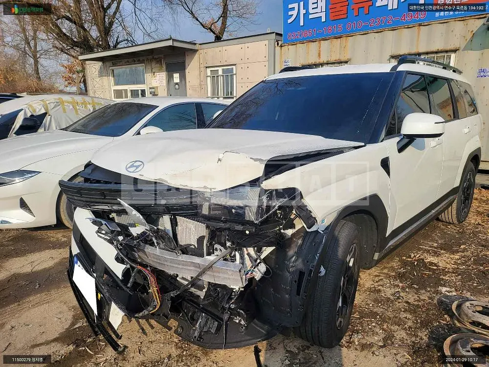 Photo 2 of 11: 2024 Hyundai Santa Fe, VIN KMHP381LGRU016026 — Korean insurance auction